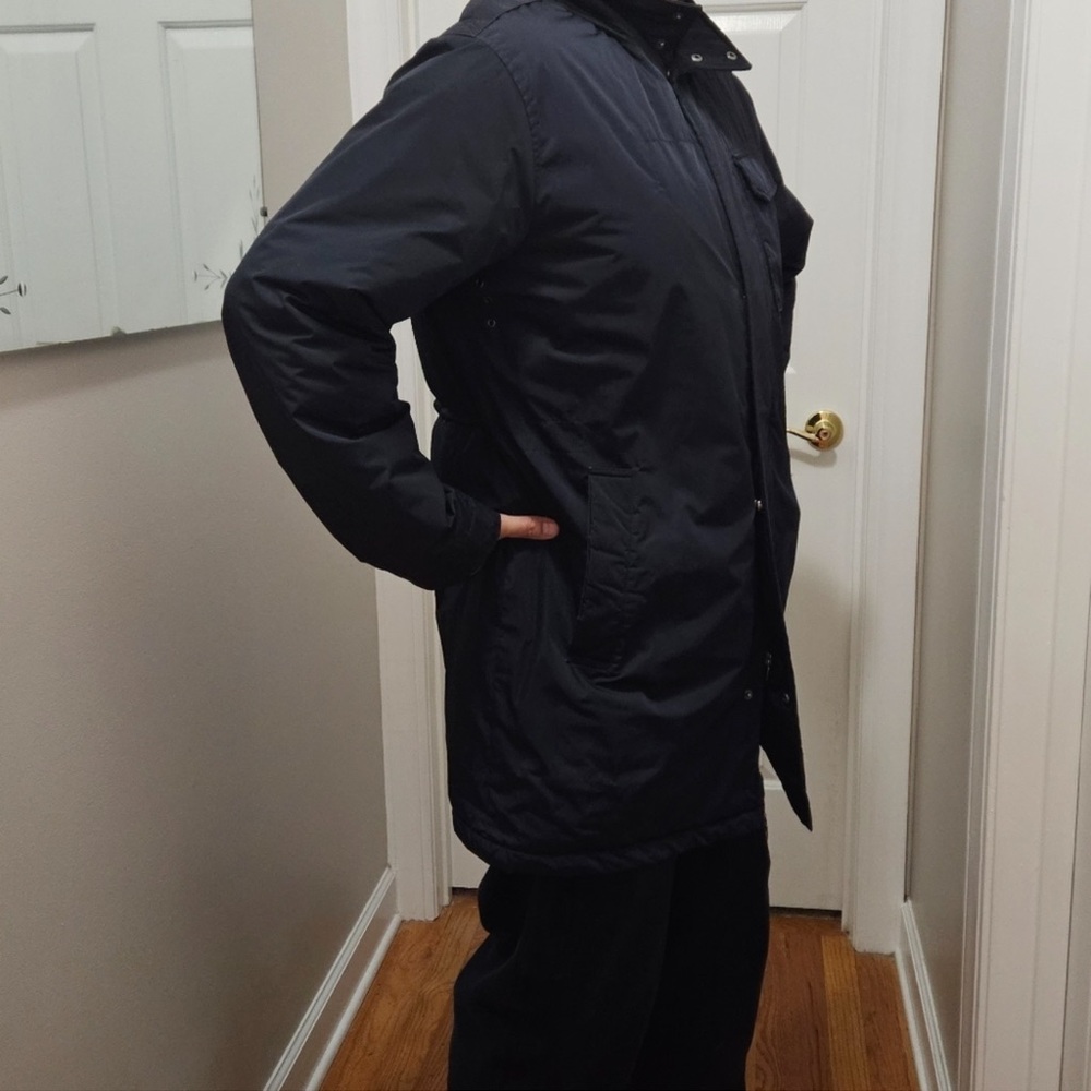 Victorinox Jacket SwissArmy Black Full Length Parka Coat Size XL - Picture 2 of 16